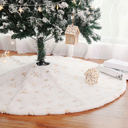 Sparkling Holiday Tree Skirt Mat